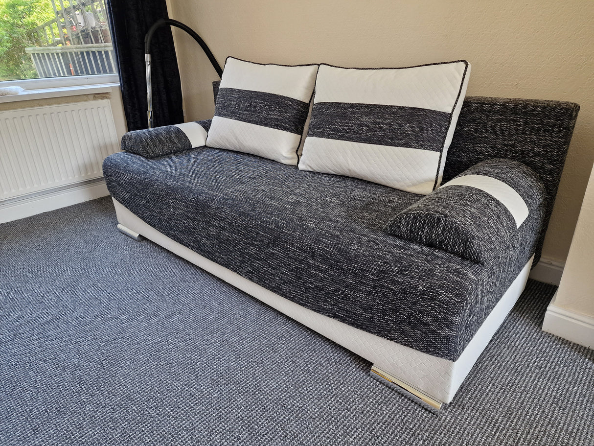 ROZKLADACIA POHOVKA Smily 197CM VÝBER FARBY / BONELL Pružiny + PENA