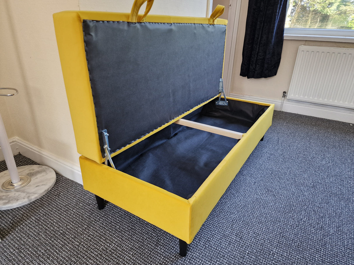 PUDEŁKO DO PRZECHOWYWANIA OTTOMAN 129X55CM PASUJE DO SOFY BRIAN I PALMO WYBÓR KOLORÓW