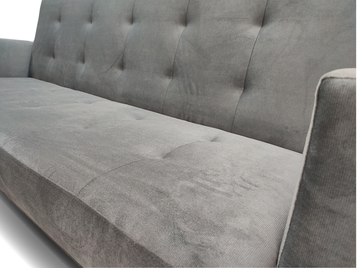 SOFA BED NEO 218cm / SPRINGS + FOAM CHOICE OF COLOR EASY CLEAN FABRIC