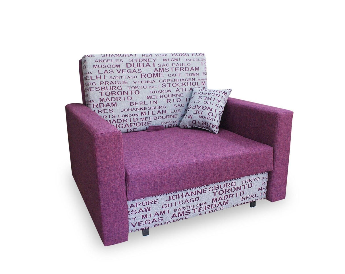 SINGLE SOFA BED SMART I 108CM CHOICE OF COLOR / FOAM