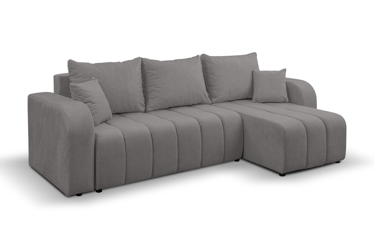 ECKSOFA BETT VENA 238CM universal RECHTE/LINKE ECKE / SCHAUM STOFF FLECKENSCHUTZ