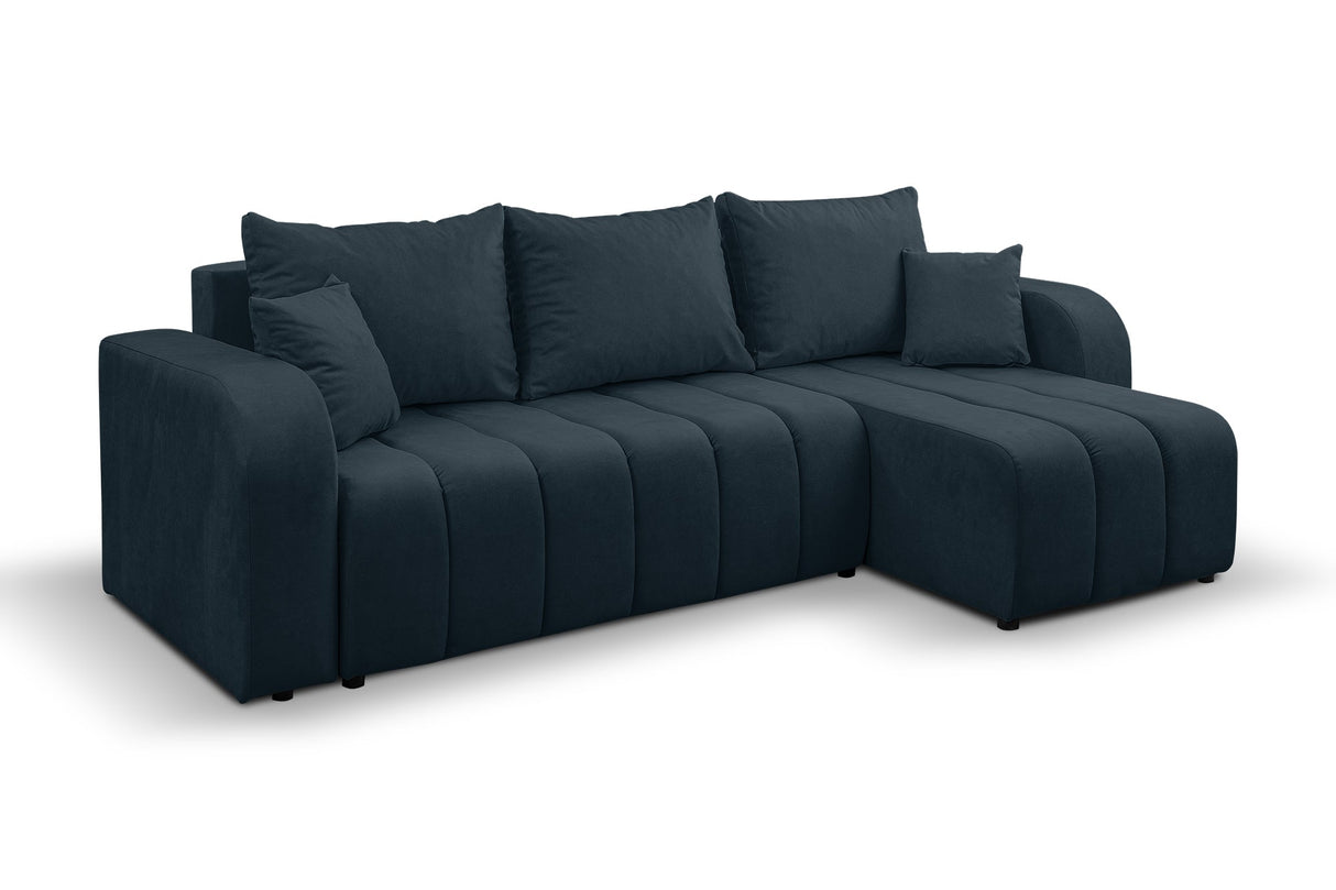 ECKSOFA BETT VENA 238CM universal RECHTE/LINKE ECKE / SCHAUM STOFF FLECKENSCHUTZ