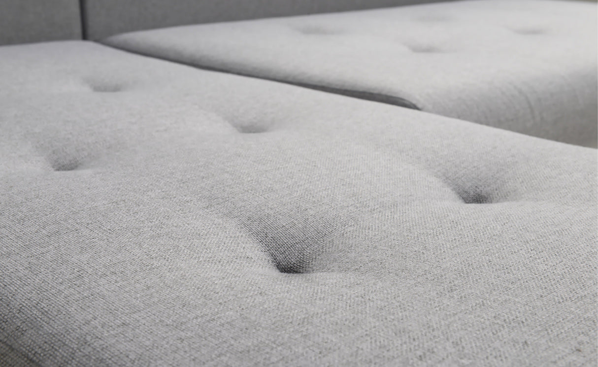 NAROŻNIK DAVY Z ROZKŁADANYM ŁÓŻKIEM WYBÓR KOLORU 238CM / SPRĘŻYNY + PIANKA