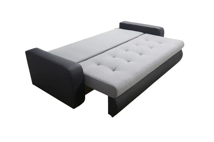SOFA BETT DAVY 228CM INARI 28 / MADRYT 928 / BONELL FEDERN + SCHAUM