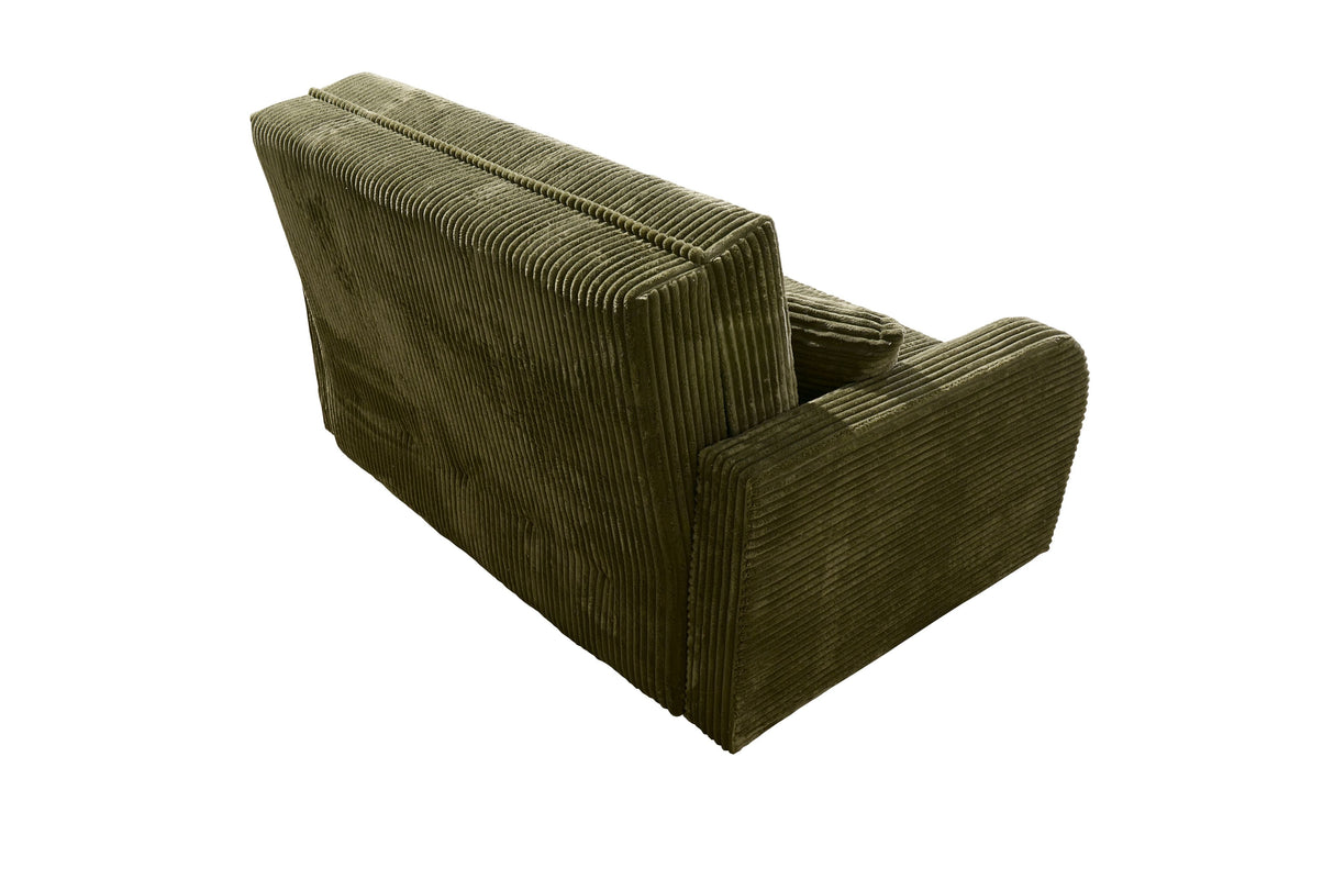SINGLE SEATER SOFA BED LILY I 103CM / SPRINGS + FOAM / CHOICE OF COLOR