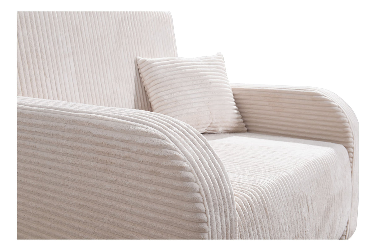SINGLE SEATER SOFA BED LILY I 103CM / SPRINGS + FOAM / CHOICE OF COLOR