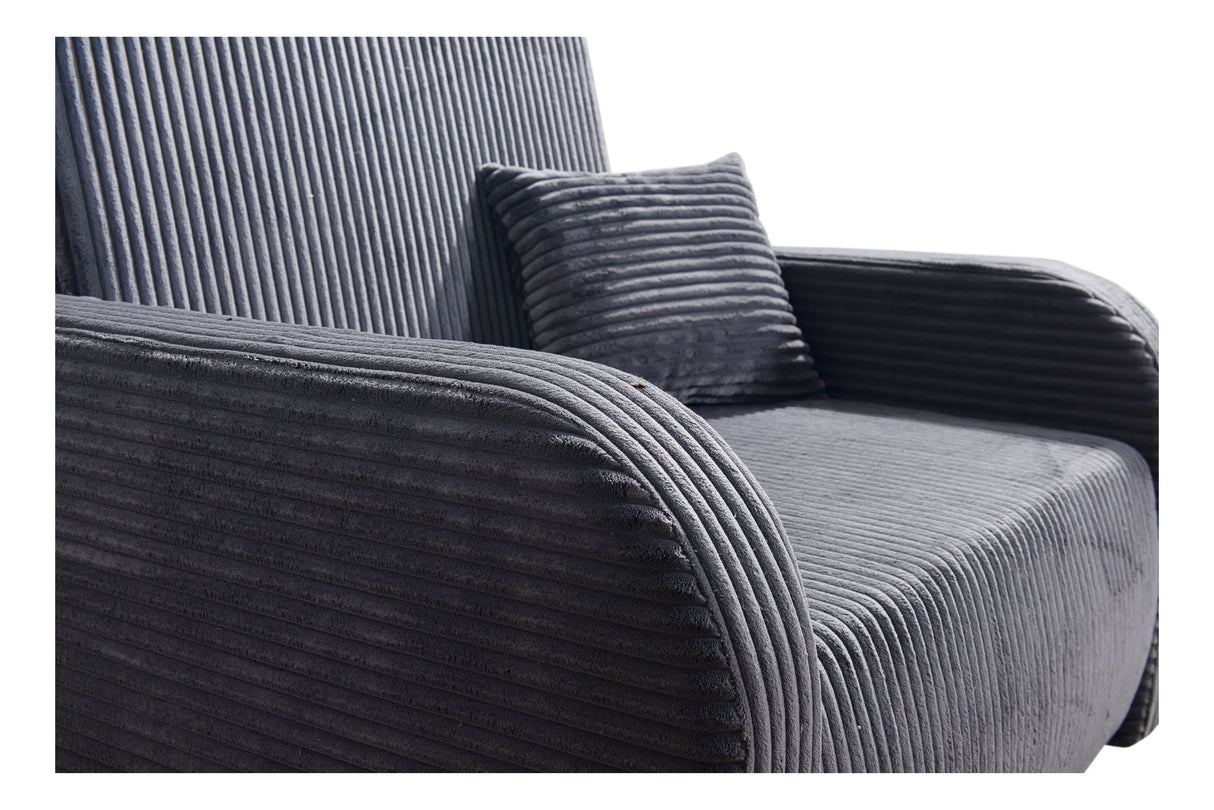 SINGLE SEATER SOFA BED LILY I 103CM / SPRINGS + FOAM / CHOICE OF COLOR