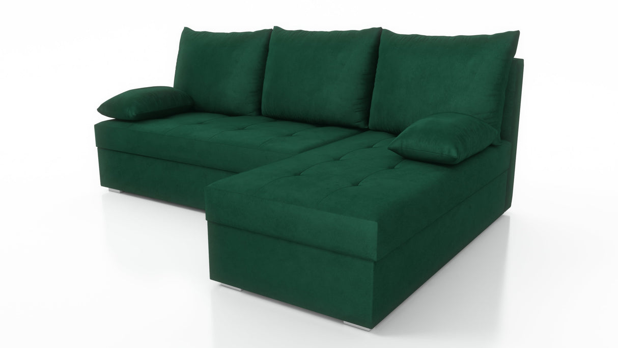 Sofa narożna z funkcją spania Lotus S 200CM 2X miejsce do przechowywania