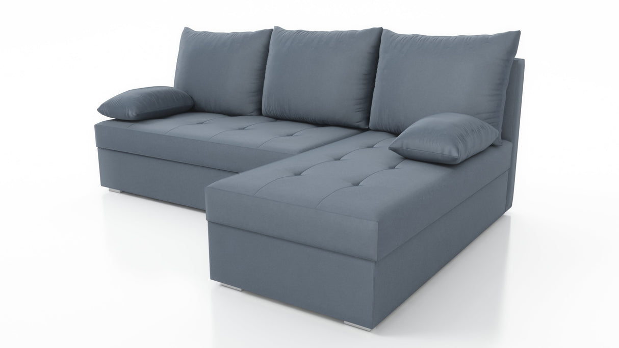 Sofa narożna z funkcją spania Lotus S 200CM 2X miejsce do przechowywania