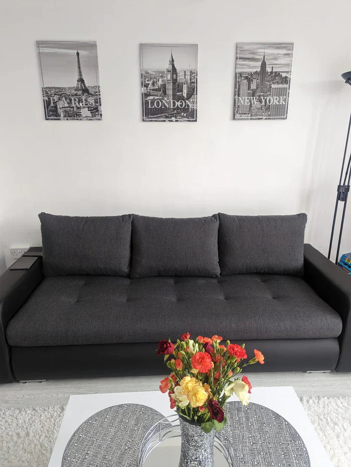 Slaapbank Davy 228cm Inari 96 / Madryt 9100 / Bonell-veren + schuim