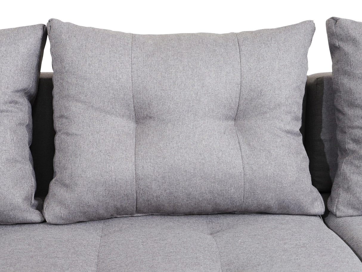 ECKSOFA BETT PALMO 2X STAURAUM PINK MALMÖ 61 240cm universal RECHTE/LINKE ECKE / BONELLFEDERN + SCHAUM