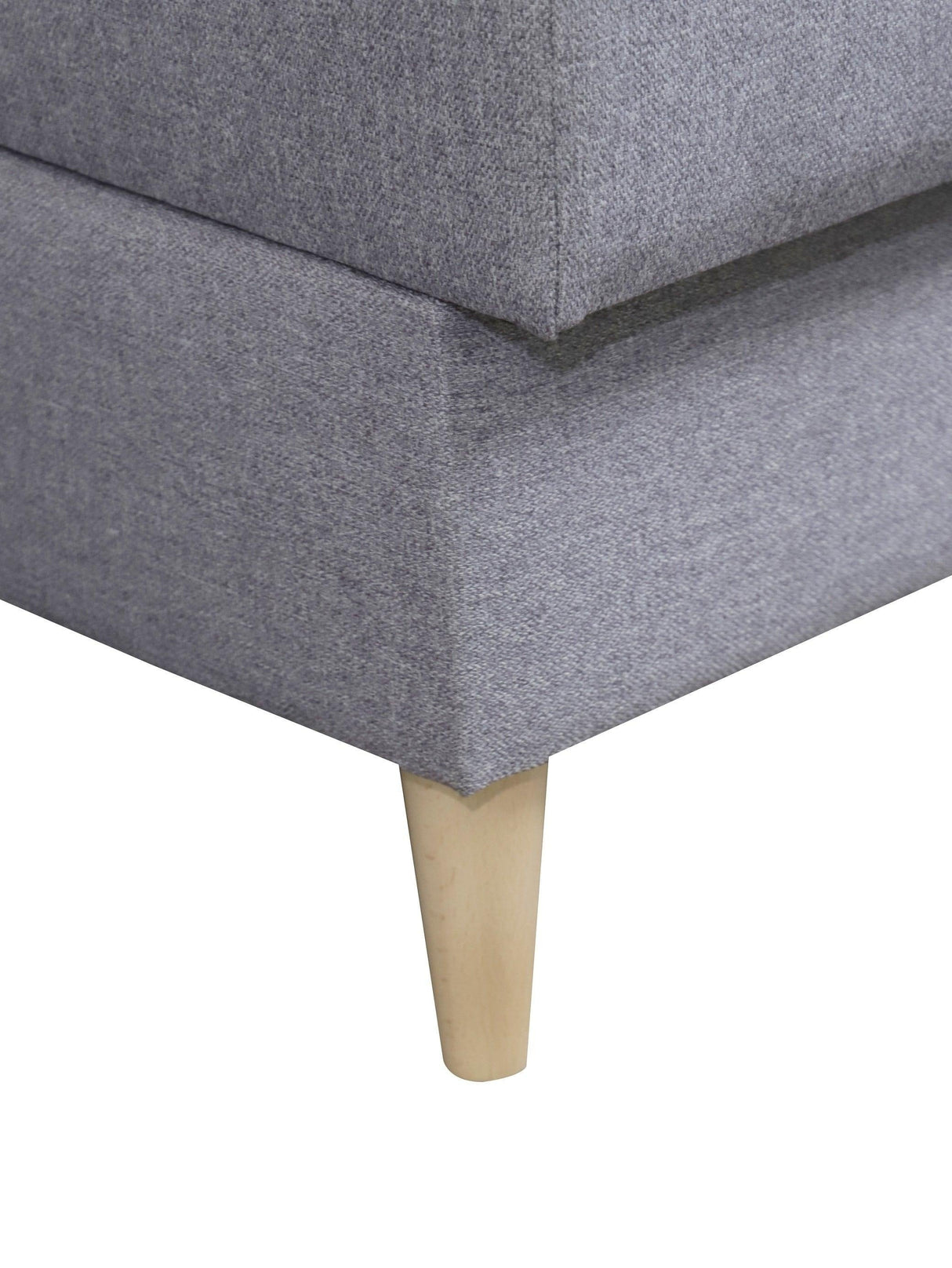 Sofa narożna rozkładana PALMO 2x schowek MALMO 90 SZARY 240cm uniwersalny narożny prawy/lewy / sprężyny bonell + pianka