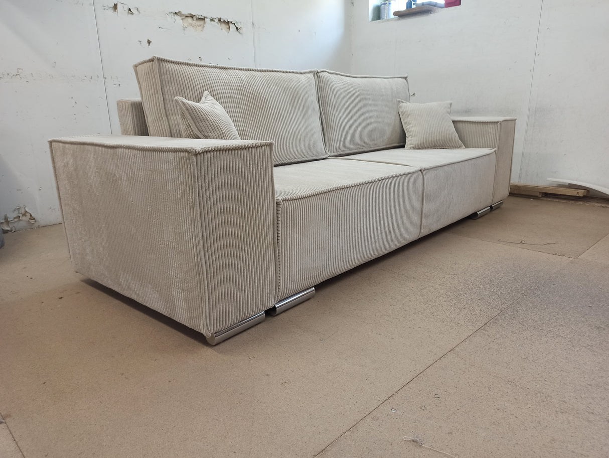 SOFA ROZKŁADANA FIORD POSO 100 250cm / SPRĘŻYNY + PIANKA