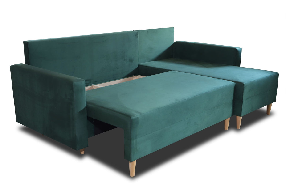 NOWOŚĆ! NAROŻNIK ROZKŁADANY SNUGGY 222CM MANILA 26 UNIWERSALNY NAROŻNIK PRAWY/LEWY / PIANKA