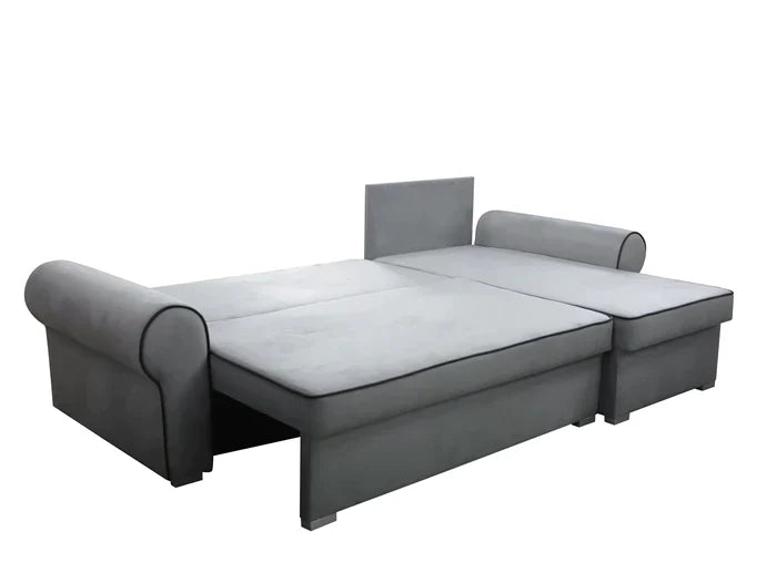 UNIWERSALNA ROZKŁADANA SOFA NAROŻNA LORD 244cm 2X MIEJSCE DO PRZECHOWYWANIA 35+16 / PIANKA