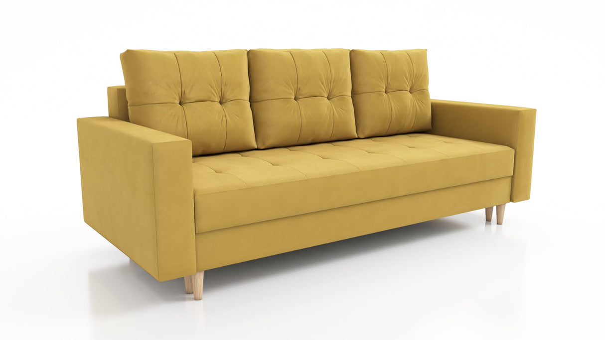 CANDY SOFA BEDS SET 3+2+1 / BONELL SPRINGS + FOAM / CHOICE OF MANY COLORS