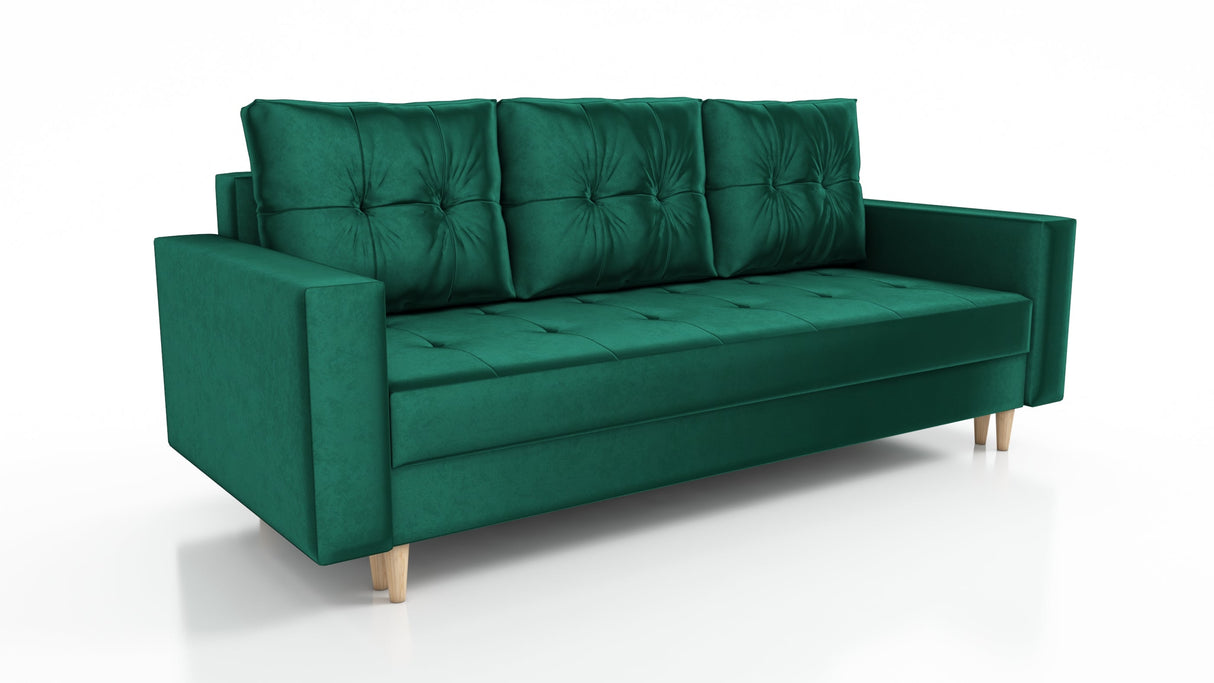 CANDY SOFA BEDS SET 3+2+1 / BONELL SPRINGS + FOAM / CHOICE OF MANY COLORS