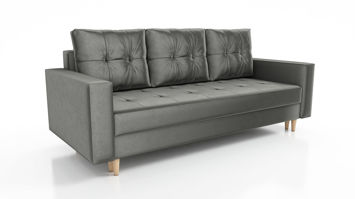 CANDY SOFA BEDS SET 3+2+1 / BONELL SPRINGS + FOAM / CHOICE OF MANY COLORS