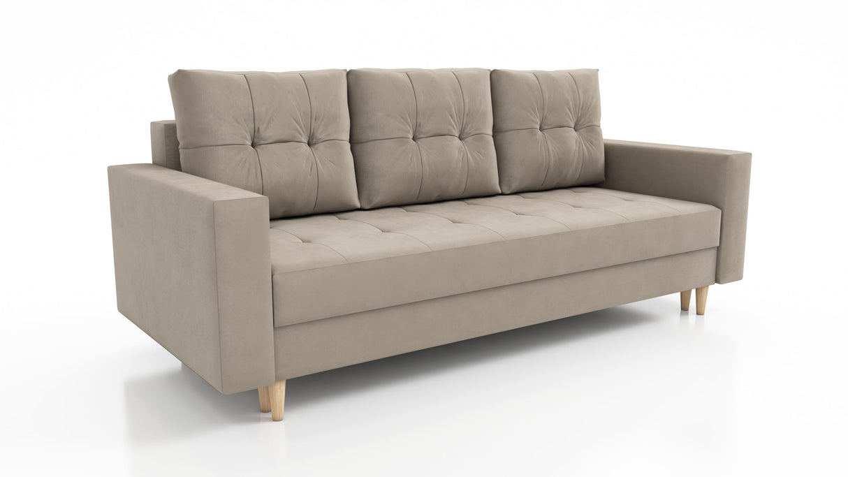 CANDY SOFA BEDS SET 3+2+1 / BONELL SPRINGS + FOAM / CHOICE OF MANY COLORS