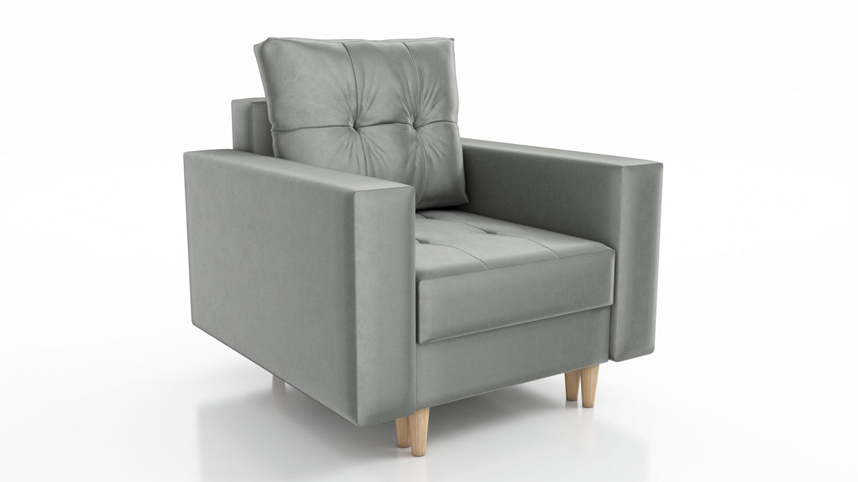 CANDY SOFA BEDS SET 3+2+1 / BONELL SPRINGS + FOAM / CHOICE OF MANY COLORS