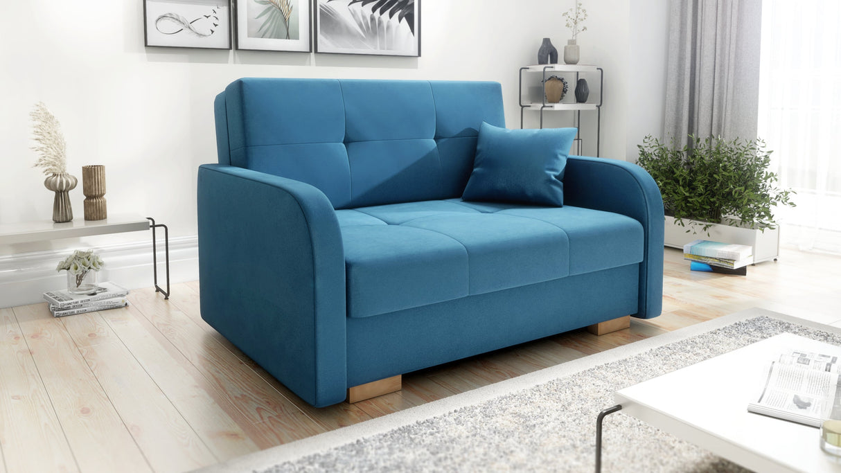 TWO SEATER SOFA BED OLA II 136CM CHOICE OF COLOR / FOAM