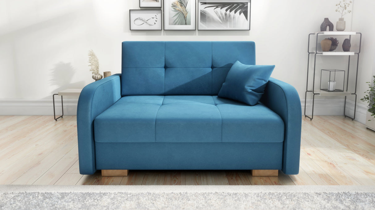 TWO SEATER SOFA BED OLA II 136CM CHOICE OF COLOR / FOAM