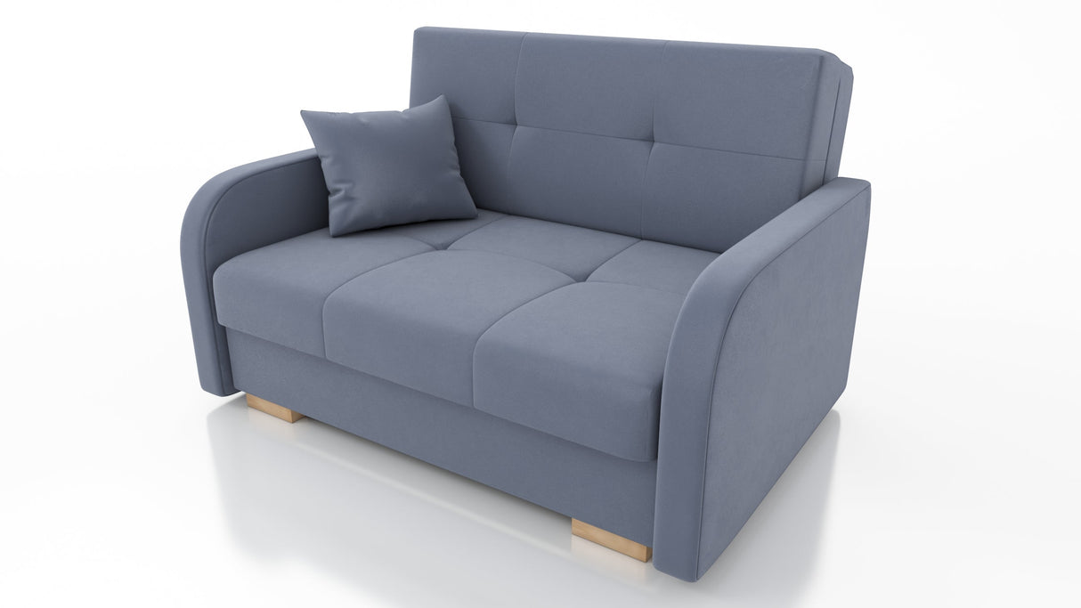 TWO SEATER SOFA BED OLA II 136CM CHOICE OF COLOR / FOAM