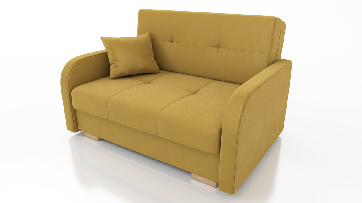 TWO SEATER SOFA BED OLA II 136CM CHOICE OF COLOR / FOAM