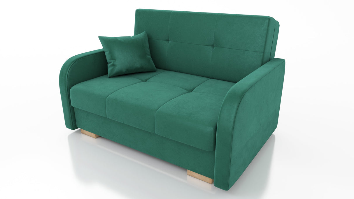 TWO SEATER SOFA BED OLA II 136CM CHOICE OF COLOR / FOAM