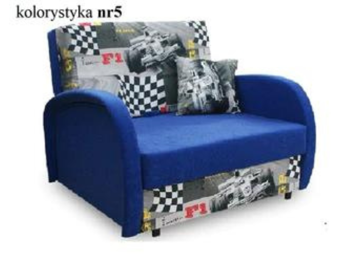 SINGLE SOFA BED SUZIE 97CM CHOICE OF COLORS / FOAM