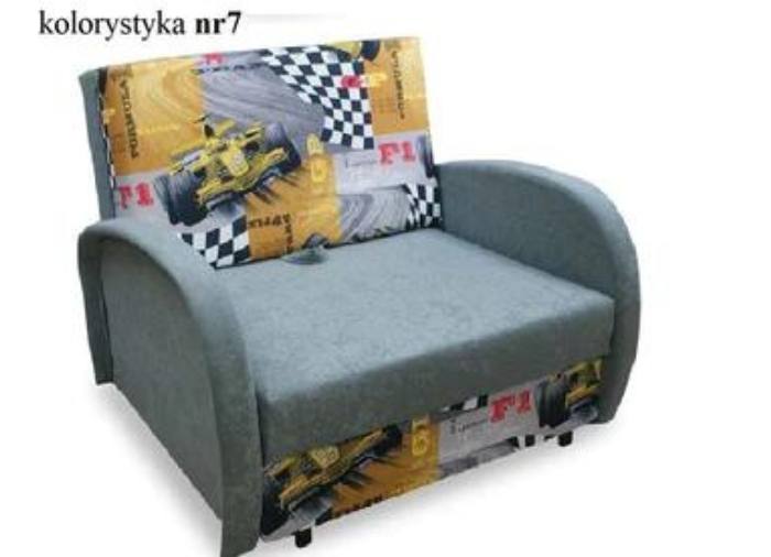 SINGLE SOFA BED SUZIE 97CM CHOICE OF COLORS / FOAM