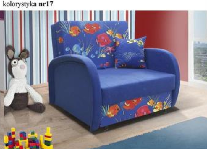 SINGLE SOFA BED SUZIE 97CM CHOICE OF COLORS / FOAM