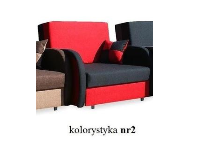 SINGLE SOFA BED SUZIE 97CM CHOICE OF COLORS / FOAM