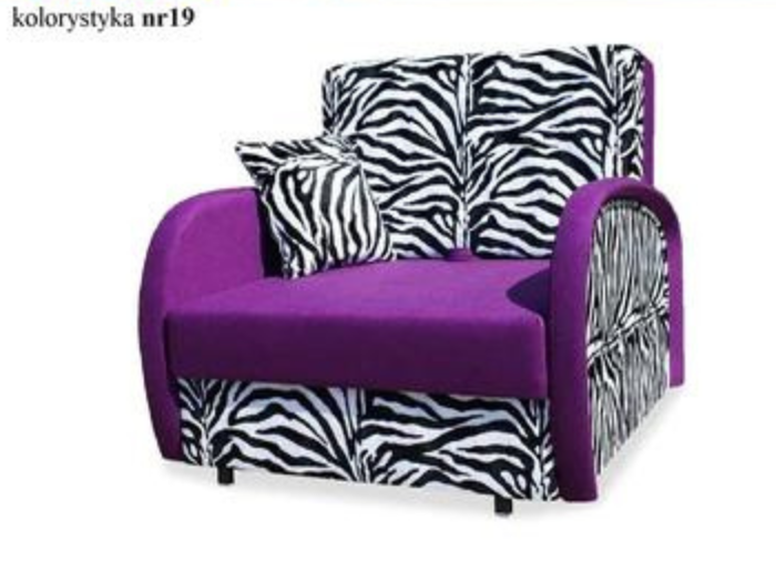 SINGLE SOFA BED SUZIE 97CM CHOICE OF COLORS / FOAM