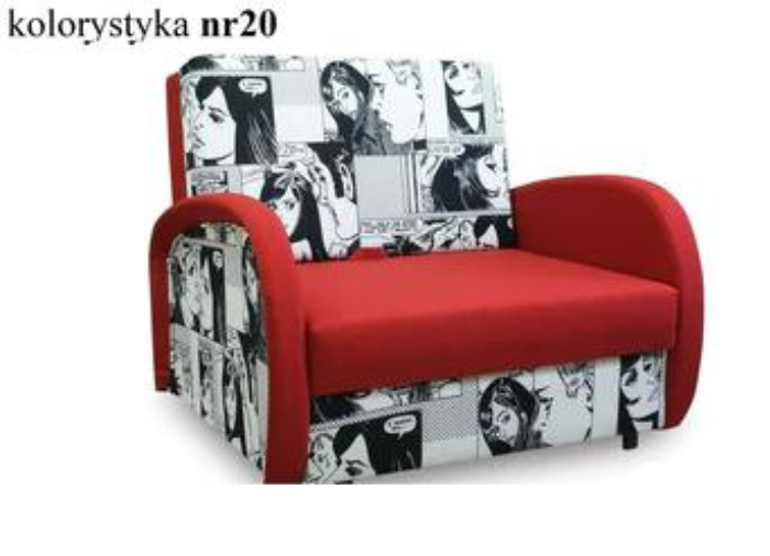 SINGLE SOFA BED SUZIE 97CM CHOICE OF COLORS / FOAM