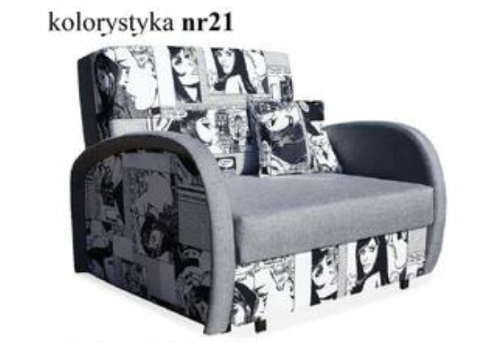 SINGLE SOFA BED SUZIE 97CM CHOICE OF COLORS / FOAM