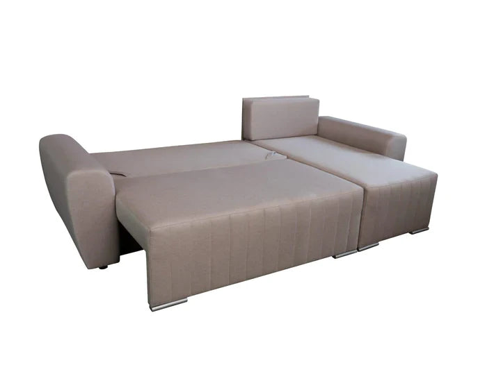 Sofa narożna rozkładana MALIBU 248CM MALMO 79 / UNIWERSALNA PRAWA/LEWA / PIANKA
