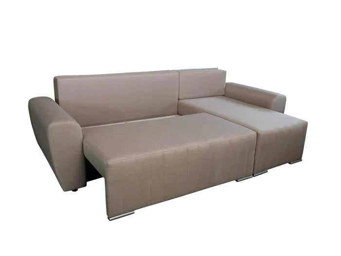 Sofa narożna rozkładana MALIBU 248CM MALMO 16 / UNIWERSALNA PRAWA/LEWA / PIANKA