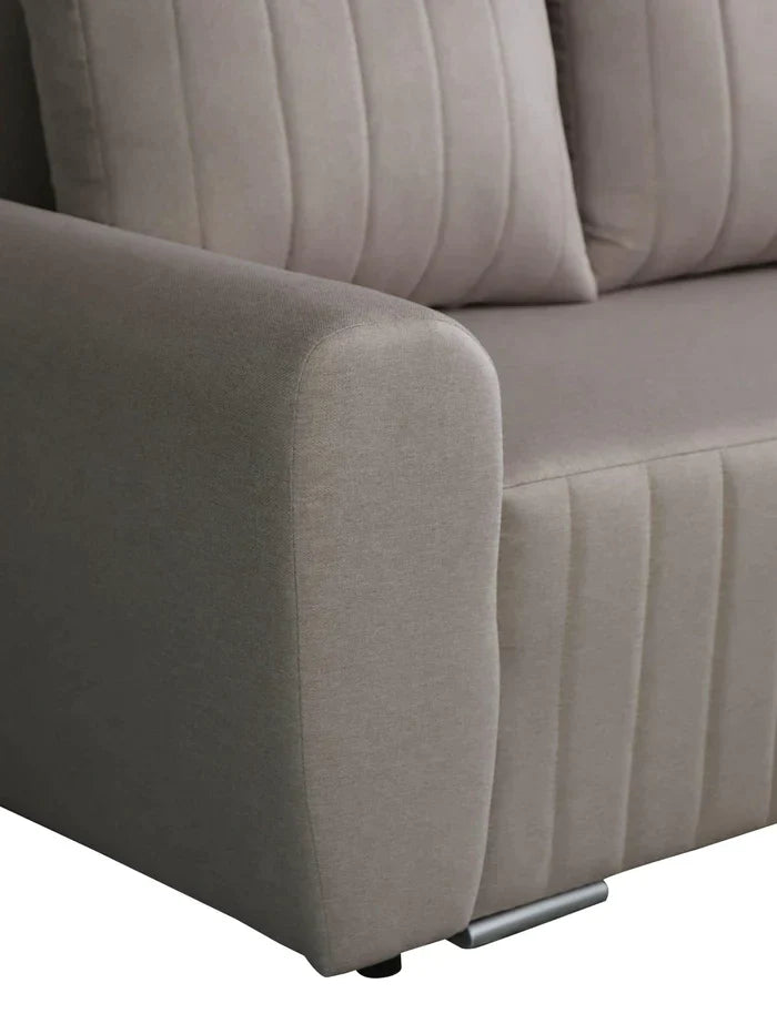 Sofa narożna rozkładana MALIBU 248CM MALMO 63 / UNIWERSALNA PRAWA/LEWA / PIANKA