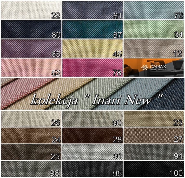 Sofa narożna z funkcją spania Nesty Inari 24/W25 228 cm 2 x miejsce do przechowywania Uniwersalny narożnik / sprężyny Bonell + pianka