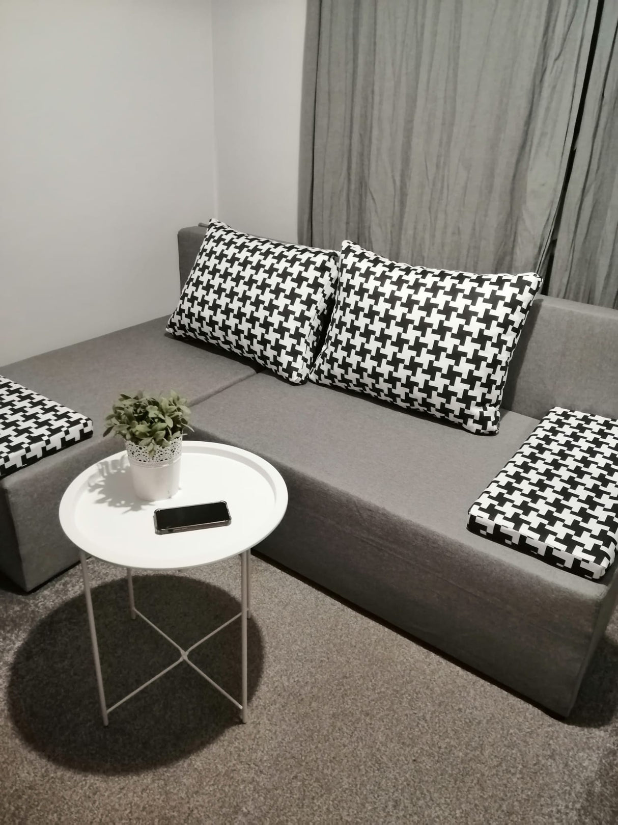 MAŁA ROZKŁADANA SOFA NAROŻNA TOM 201CM MALMO 90 UNIWERSALNA PRAWA/LEWA NAROŻNIK / PIANKA