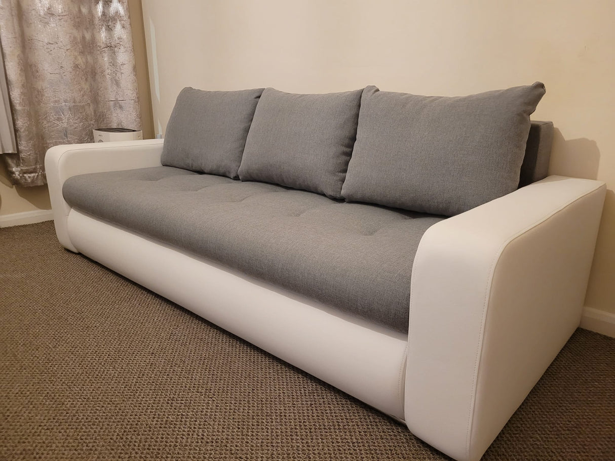 SOFA ROZKŁADANA DAVY 228CM INARI 91 / MADRYT 920 / SPRĘŻYNY BONELL + PIANKA