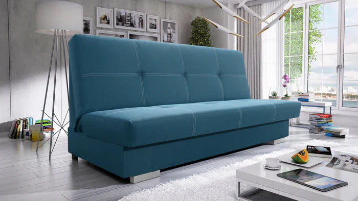 SOFA BETT AXEL 195CM MALMÖ 85 / FEDERN + SCHAUM