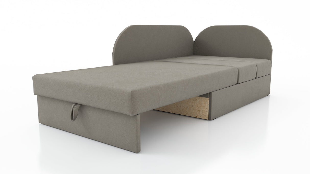 UNIVERSAL CORNER SOFA BED KUBUS CUBE GREY / GRAPHITI Children room