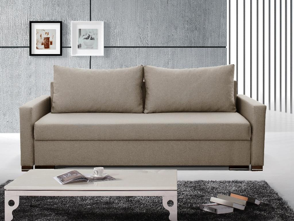 SCHLAFSOFA AMY 226cm AUSWAHL VON 9 FARBEN / BONELLFEDERN + SCHAUMSTOFF