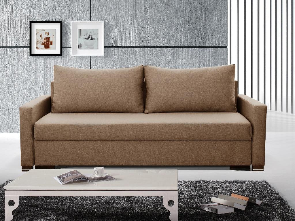 SCHLAFSOFA AMY 226cm AUSWAHL VON 9 FARBEN / BONELLFEDERN + SCHAUMSTOFF