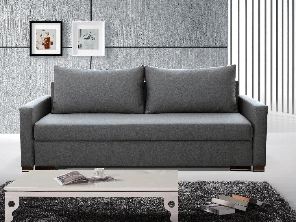 SCHLAFSOFA AMY 226cm AUSWAHL VON 9 FARBEN / BONELLFEDERN + SCHAUMSTOFF