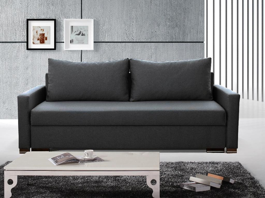SCHLAFSOFA AMY 226cm AUSWAHL VON 9 FARBEN / BONELLFEDERN + SCHAUMSTOFF