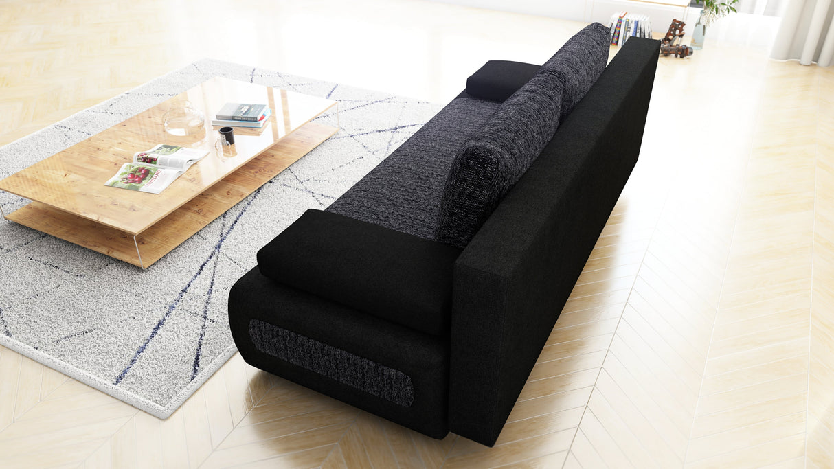 NOWY!! SOFA ROZKŁADANA MIA 204CM BERLIN 01 SAWANA 21