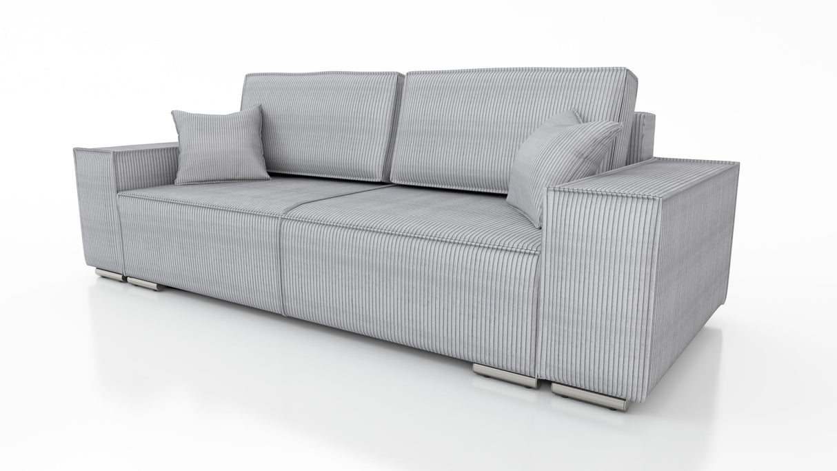 SOFA ROZKŁADANA FIORD POSO 55 250cm / SPRĘŻYNY + PIANKA